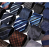 Modern Style Black Brown Wedding Neck Ties For Men Stylish Stripe Design Wedding And Casual Suit Neckties For Men