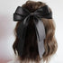 Modern White Bowknot Big Hair Bow Long Tassel Ribbon Hair Clips For Women Elegant Hair Accessories - 4 - STIL1356ASDDD