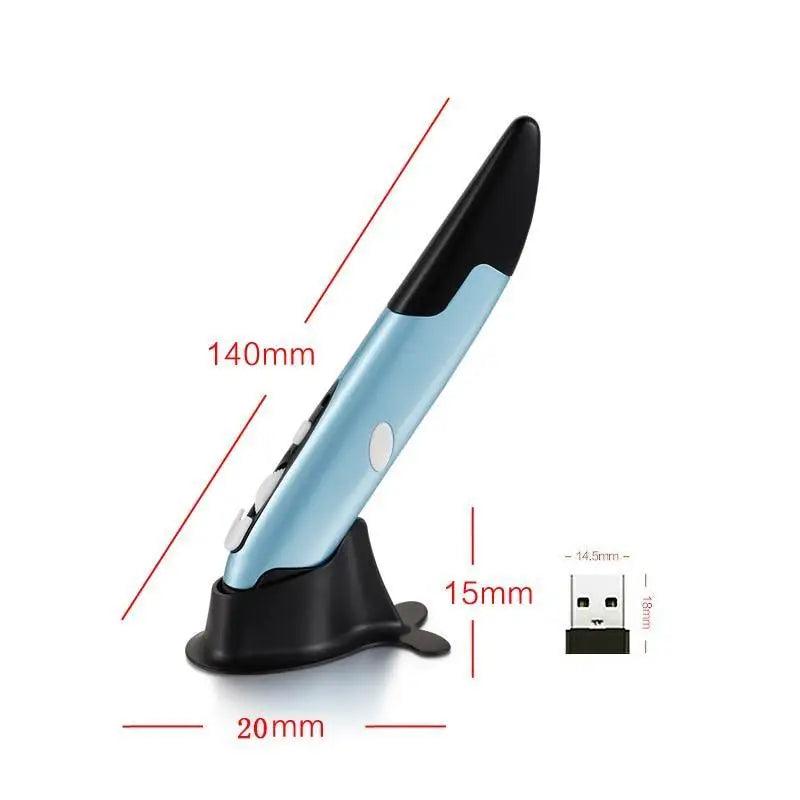 Modern Wireless Vertical Pen Mouse Optical USB Cool Style Pen - Shaped Mice Adjustable DPI Wireless Mouse For Laptop