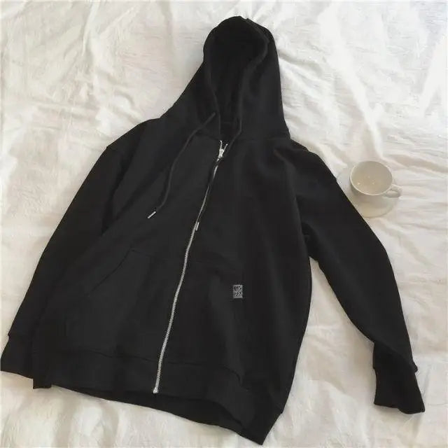 Modern With Hat Hoodies Women Zipper Kangaroo Pocket Casual Loose Solid Color Sweatshirt Female 2021 Fashion New Female Tops - Treko - Cool Fashion, Cool Hoodies, Hoodies, Hoodies And Pants, Hoodies Sweatshirts, Jacket Hoodies, Loose Hoodies, Luxury Hoodies, Modern Hoodies, Multi Pockets Hoodies.  2021 dress, New Hoodies, New Sweatshirt, Stylish Hoodies, Sweatshirt, Women hoodie, Zipper Hooded- Stevvex.com