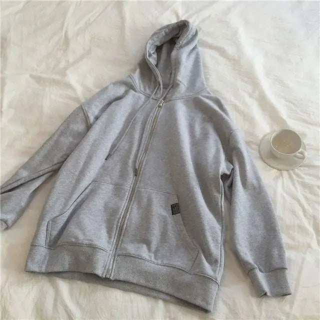 Modern With Hat Hoodies Women Zipper Kangaroo Pocket Casual Loose Solid Color Sweatshirt Female 2021 Fashion New Female Tops - Treko - Cool Fashion, Cool Hoodies, Hoodies, Hoodies And Pants, Hoodies Sweatshirts, Jacket Hoodies, Loose Hoodies, Luxury Hoodies, Modern Hoodies, Multi Pockets Hoodies.  2021 dress, New Hoodies, New Sweatshirt, Stylish Hoodies, Sweatshirt, Women hoodie, Zipper Hooded- Stevvex.com