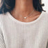 Modernd Luxury 2021 New Gold Coin Layered Chain Necklace For Women And Girls Stylish Pearl Moon Choker Collar butterfly