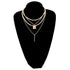 Modernd Luxury 2021 New Gold Coin Layered Chain Necklace For Women And Girls Stylish Pearl Moon Choker Collar butterfly