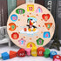 Montessori Cartoon Animal Educational Wooden Beaded Geometry Digital Clock Puzzles Matching Clock Toy For Children - STEVVEX Baby - 3D puzzle, baby, brain teasers, Digital Clock Puzzles, educational toy, educational toy for kids, kids, learning toys, Toy For Children, Toy For kids, wood - Stevvex.com