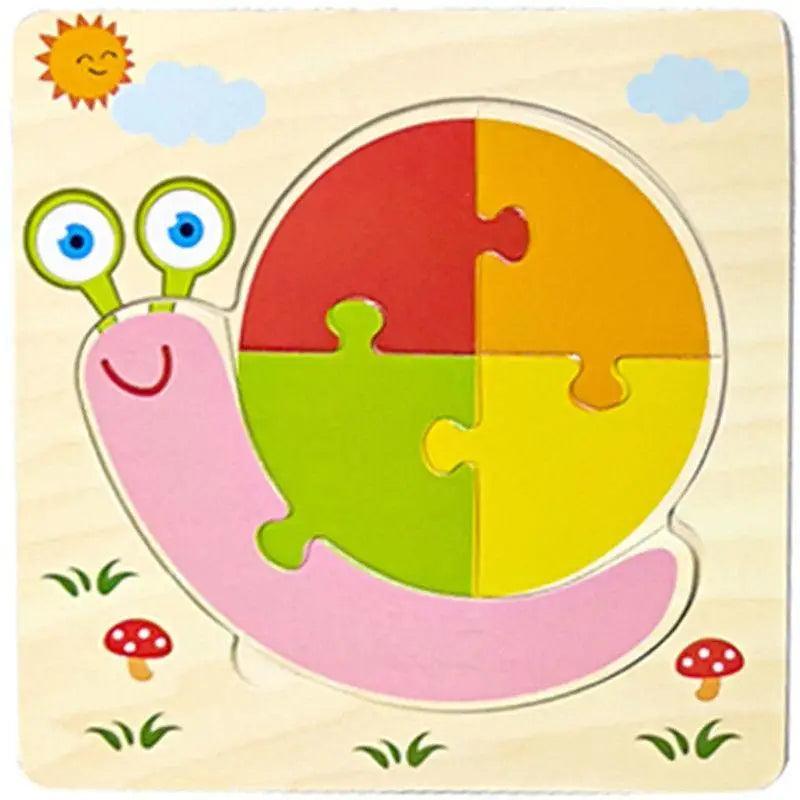 Montessori Games Baby Animals/traffic Kid's Cognition Puzzles Toys Wooden Cartoon Cognition Puzzle Toys Matching Education Game - STEVVEX Baby - baby, birthday gifts, brain teasers, christmas gifts, education game, educational toys, educational toys for baby, educational toys for kids, learning toys, newyear gifts, puzzle - Stevvex.com