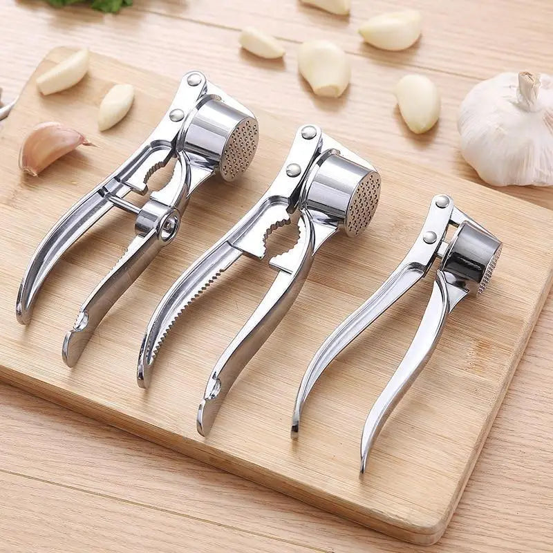 Multi - Functional Imitating Stainless Steel Garlic Press Crusher Kitchen Cooking Ginger Squeezer Masher Handheld