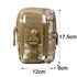 Multifunction Classic Water - Resistant Phone Bag Outdoor Waist Bag Portable Durable Large Capacity Bags - STIL6587TFRDO