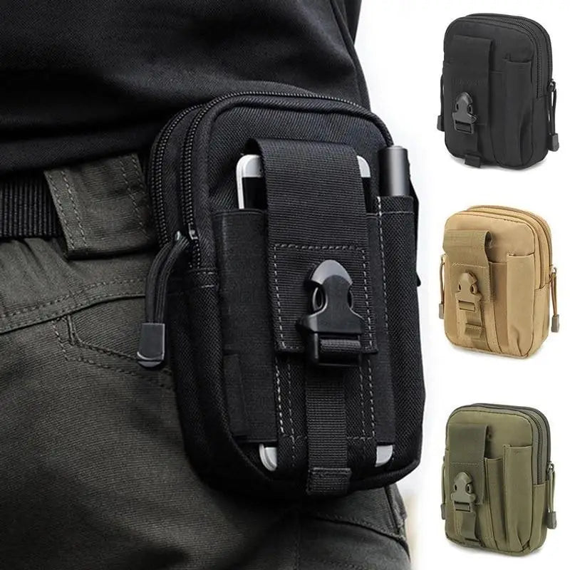 Multifunction Classic Water - Resistant Phone Bag Outdoor Waist Bag Portable Durable Large Capacity Bags - STIL6587TFRDO