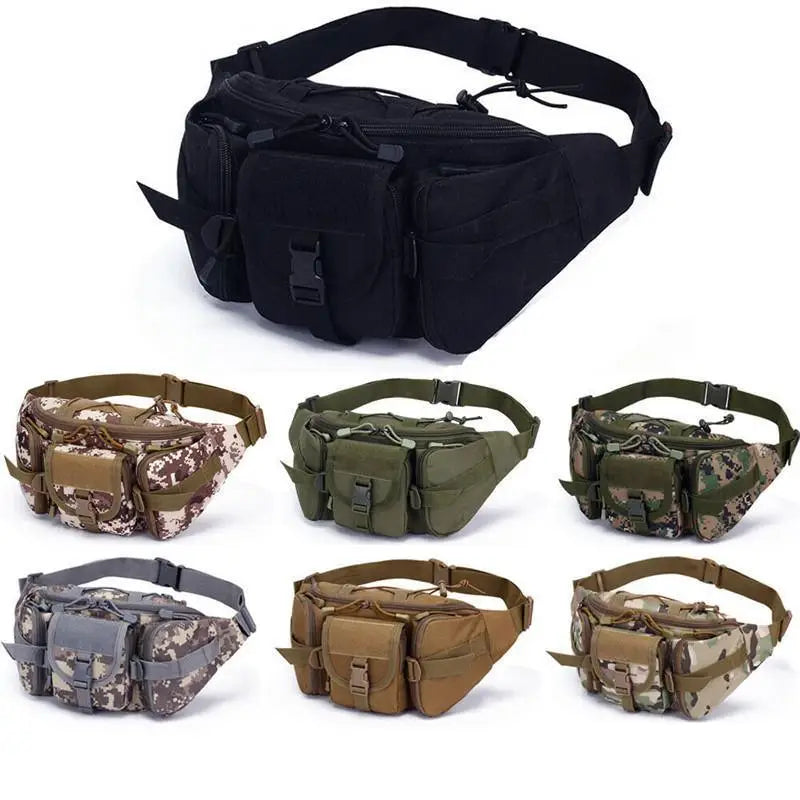 Multifunction Tactical Military Waist Bag Classical Design Outdoor Sports Running Men Travel Fanny Bag - STIL3455WERTQ