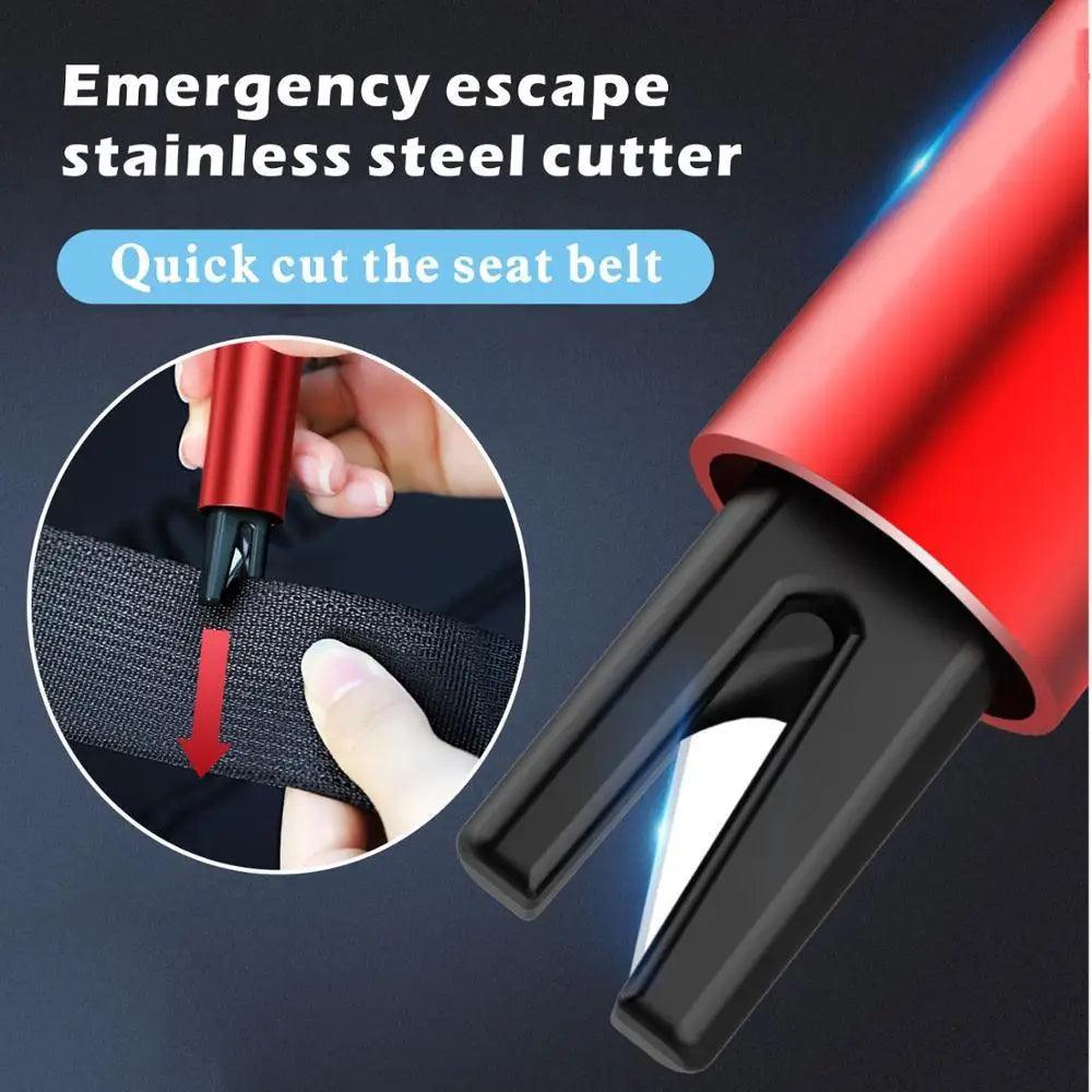 Multifunctional Life-Saving Mini Window Glass Breaker Seat Belt Cutter Safety Hammer Unique Design Car Accessories - STEVVEX Gadgets - Gadget, Life-Saving Mini Window Glass Breaker, Mini Glass Breaker, Multifunctional Mini Window Breaker, Multifunctional Gadget, Multifunctional Life-Saving Seat Belt Cutter, Safety Gadgets, Safety Glass Breaker, Safety Hammer, Seat Belt Cutter - Stevvex.com