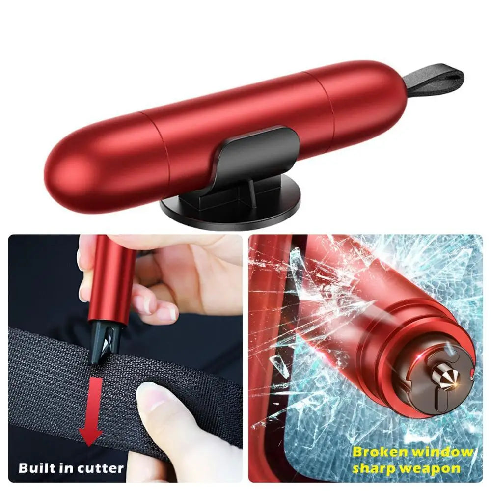 Multifunctional Life-Saving Mini Window Glass Breaker Seat Belt Cutter Safety Hammer Unique Design Car Accessories - STEVVEX Gadgets - Gadget, Life-Saving Mini Window Glass Breaker, Mini Glass Breaker, Multifunctional Mini Window Breaker, Multifunctional Gadget, Multifunctional Life-Saving Seat Belt Cutter, Safety Gadgets, Safety Glass Breaker, Safety Hammer, Seat Belt Cutter - Stevvex.com