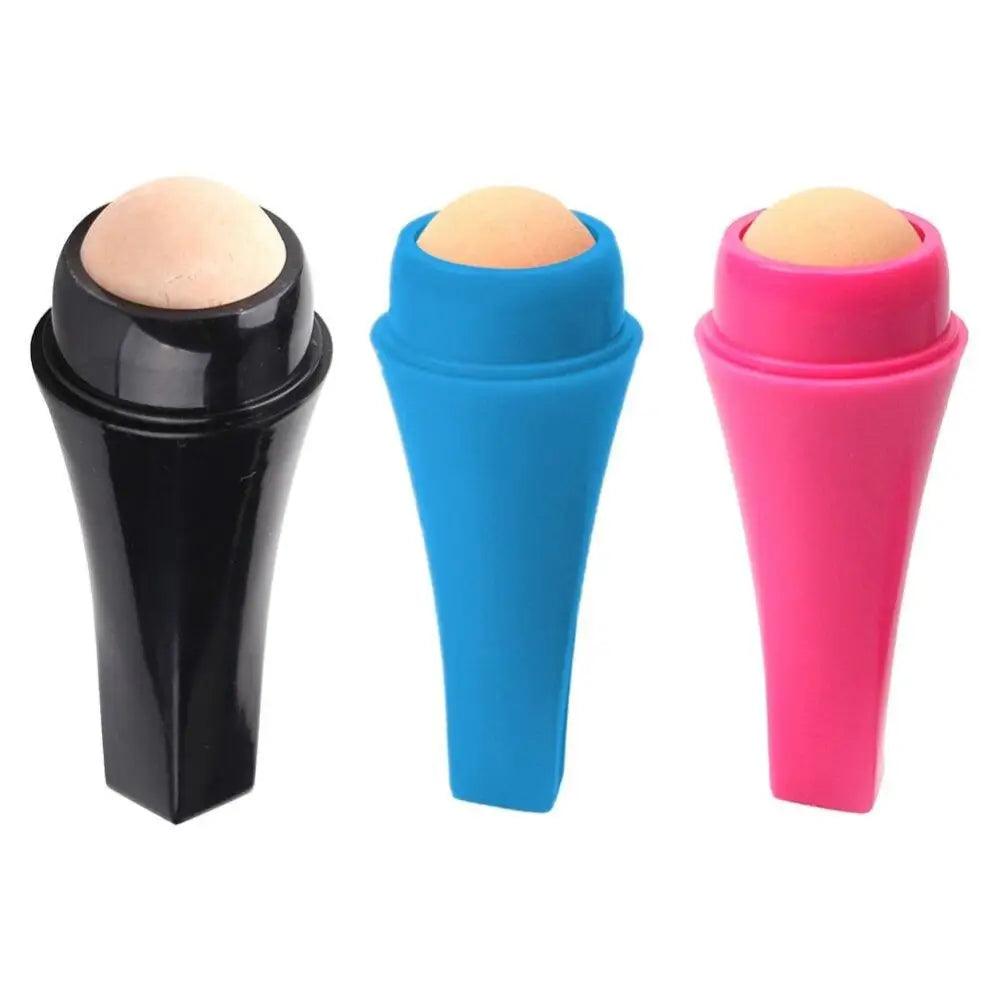 Natural Reusable Oil Resistant Facial Tool Roller Oil Control Rolling Stone Women Makeup Face Skin Care Tool Facial