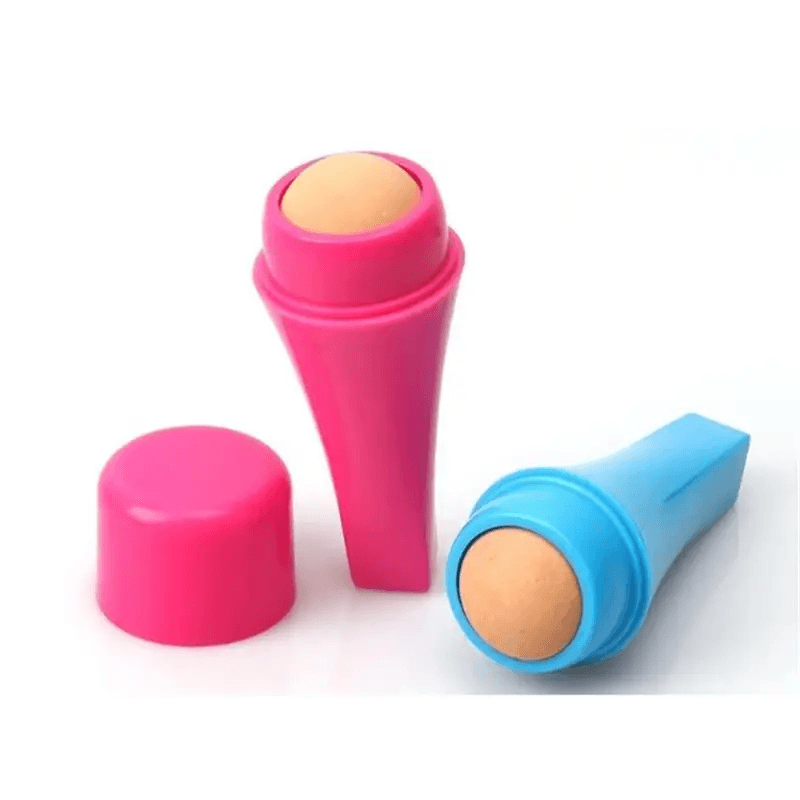 Natural Reusable Oil Resistant Facial Tool Roller Oil Control Rolling Stone Women Makeup Face Skin Care Tool Facial