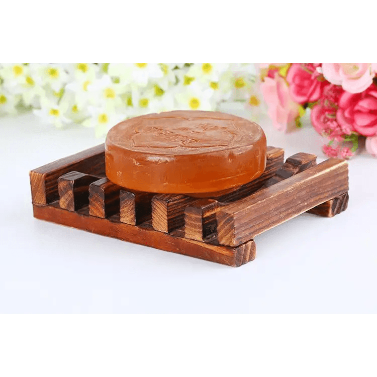 Natural Wooden Soap Dish Wood Soap Tray Holder Storage Soap Rack Plate Box Container For Bath Shower Plate Bathroom