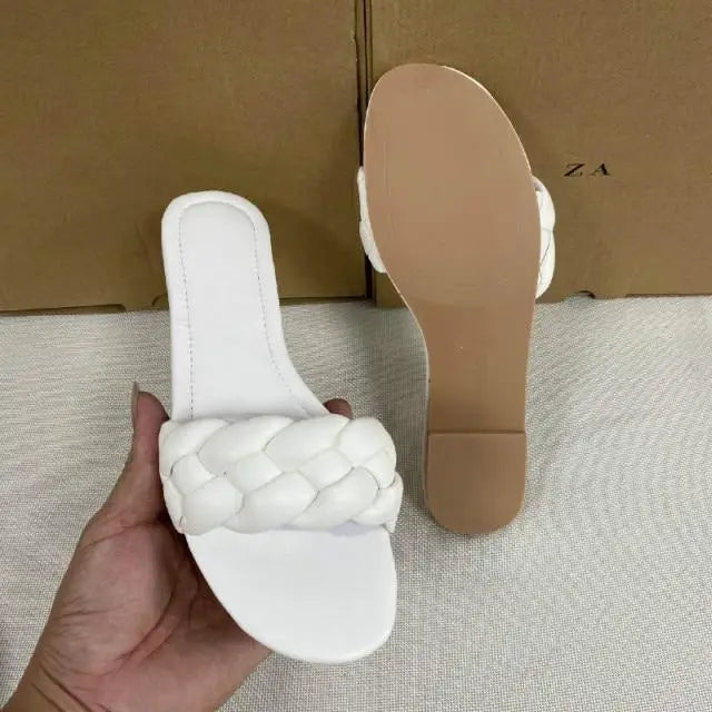 New 2021 Summer Sandals Flat Bottom Fashion Women Slides Sandals slipper - Outdoor designer shoes for women - ALLURELATION - 502, best choice sandals, Best Quality Sandals, comfortable sandals, cute sandals, Sandals, sandals for women, slippers, summer sandals, trending sandals, women sandals - Stevvex.com