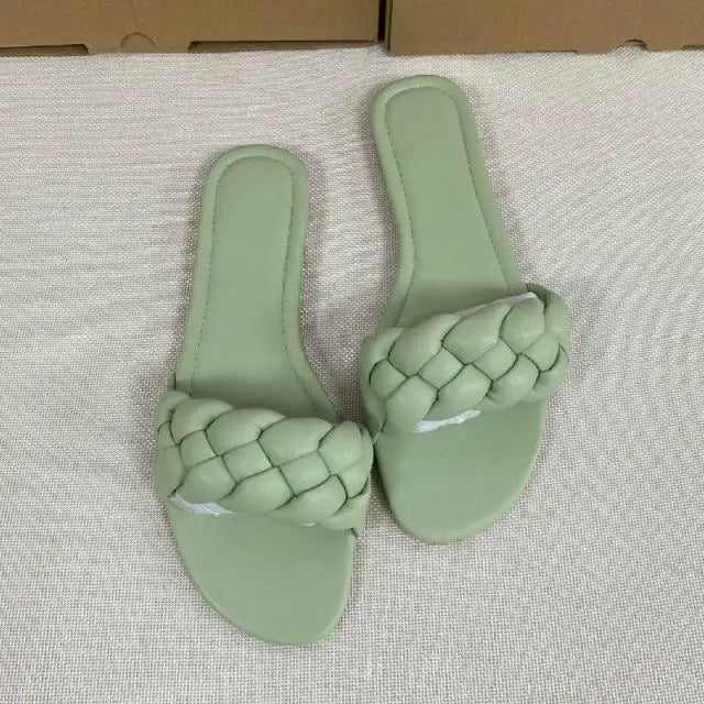 New 2021 Summer Sandals Flat Bottom Fashion Women Slides Sandals slipper - Outdoor designer shoes for women - ALLURELATION - 502, best choice sandals, Best Quality Sandals, comfortable sandals, cute sandals, Sandals, sandals for women, slippers, summer sandals, trending sandals, women sandals - Stevvex.com