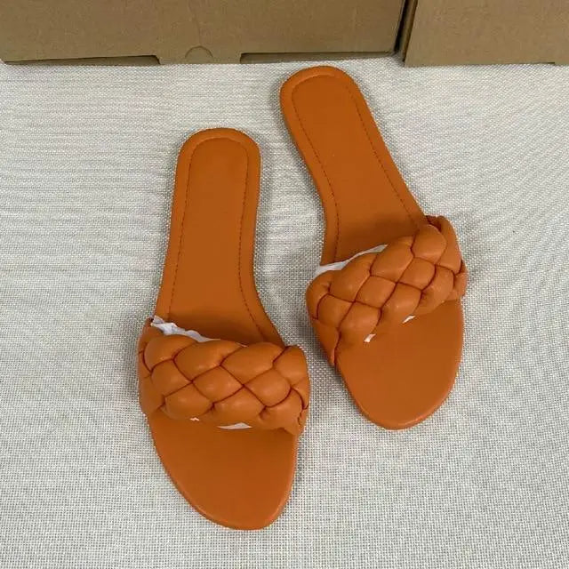 New 2021 Summer Sandals Flat Bottom Fashion Women Slides Sandals slipper - Outdoor designer shoes for women - ALLURELATION - 502, best choice sandals, Best Quality Sandals, comfortable sandals, cute sandals, Sandals, sandals for women, slippers, summer sandals, trending sandals, women sandals - Stevvex.com