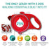 New 3 IN 1 Multifunctional Colorful Pet Leash With Built-in Water Bottle Bowl And Waste Bag Dispenser Modern Design For All Pets - STEVVEX Pet - 3 in 1 leash, 727, black leash, blue leash, colorful leash, cute dog leash, dog leash, high quality leash, leash, modern leash, multifunctional leash, pet leash, red leash, stylish dog leash, unique design leash, waste bag dispenser leash, water bottle leash - Stevvex.com