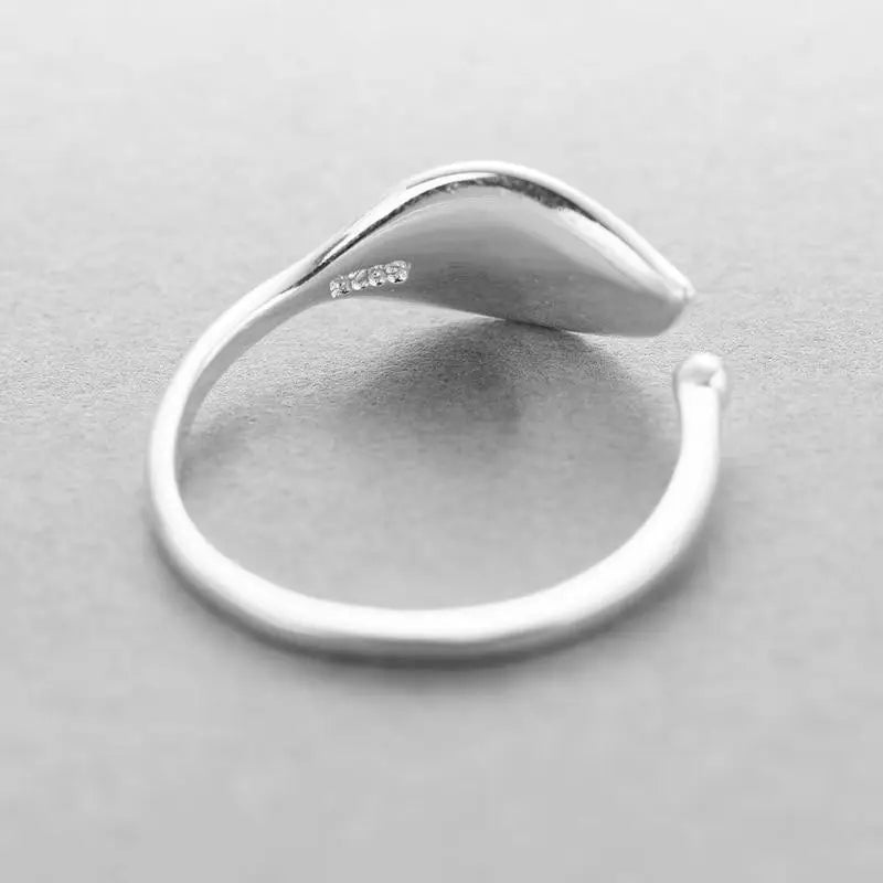 New Aesthetic 925 Sterling Silver simple leaf Adjustable Ring for women - Cute fashion jewelry for women - ALLURELATION - 2021 Trending rings, 571, Aesthetic rings for women, cute Fashion jewelry, Elegant rings, engagement rings, fashion rings, Fashion wedding rings, Jewelry, rings for women, Simple rings, Stylish rings, trending rings, womens jewelry - Stevvex.com