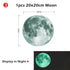 New Amazing Luminous Moon and Stars Wall Stickers for Kids Room Baby Nursery Home Decoration Wall Decals Glow