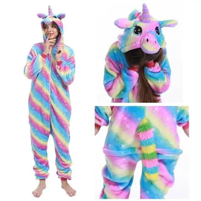 2021 New Animal Pajamas Women Unicorn Sleepwear Panda Pajama Anime Cartoon Overalls Winter Rabbit Nightie Jumpsuit For Winter - Treko - 2021 pajamas, 2021 trends, birthday gifts, comfortable pajamas, fashion 2021, fashionable pajamas, new trend 2021, pajamas, pajamas 2021, pajamas for women, pajamas set, trends 2021, trendy pajamas, trendy pajamas 2021, trendy pajamas for women, winter pajamas, winter pajamas 2021, winter women pajamas, women pajamas- Stevvex.com