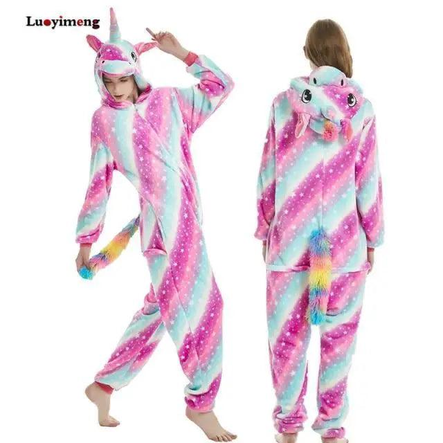 2021 New Animal Pajamas Women Unicorn Sleepwear Panda Pajama Anime Cartoon Overalls Winter Rabbit Nightie Jumpsuit For Winter - Treko - 2021 pajamas, 2021 trends, birthday gifts, comfortable pajamas, fashion 2021, fashionable pajamas, new trend 2021, pajamas, pajamas 2021, pajamas for women, pajamas set, trends 2021, trendy pajamas, trendy pajamas 2021, trendy pajamas for women, winter pajamas, winter pajamas 2021, winter women pajamas, women pajamas- Stevvex.com