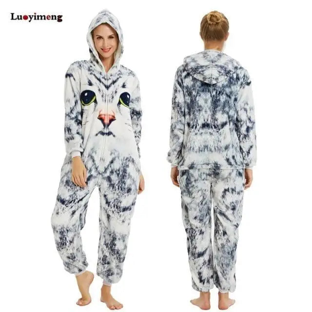 2021 New Animal Pajamas Women Unicorn Sleepwear Panda Pajama Anime Cartoon Overalls Winter Rabbit Nightie Jumpsuit For Winter - Treko - 2021 pajamas, 2021 trends, birthday gifts, comfortable pajamas, fashion 2021, fashionable pajamas, new trend 2021, pajamas, pajamas 2021, pajamas for women, pajamas set, trends 2021, trendy pajamas, trendy pajamas 2021, trendy pajamas for women, winter pajamas, winter pajamas 2021, winter women pajamas, women pajamas- Stevvex.com