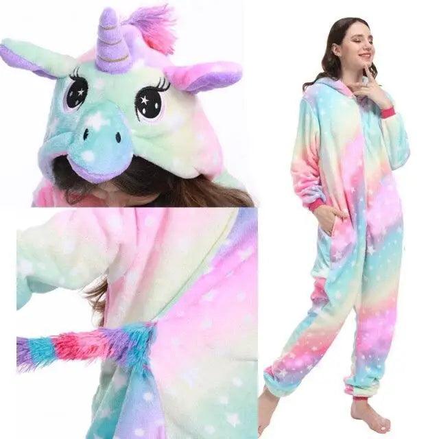 2021 New Animal Pajamas Women Unicorn Sleepwear Panda Pajama Anime Cartoon Overalls Winter Rabbit Nightie Jumpsuit For Winter - Treko - 2021 pajamas, 2021 trends, birthday gifts, comfortable pajamas, fashion 2021, fashionable pajamas, new trend 2021, pajamas, pajamas 2021, pajamas for women, pajamas set, trends 2021, trendy pajamas, trendy pajamas 2021, trendy pajamas for women, winter pajamas, winter pajamas 2021, winter women pajamas, women pajamas- Stevvex.com