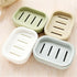 New Bathroom Dish Plate Case Home Shower Travel Hiking Holder Container Soap Box Plastic Soap Box Dispenser Soap Rack