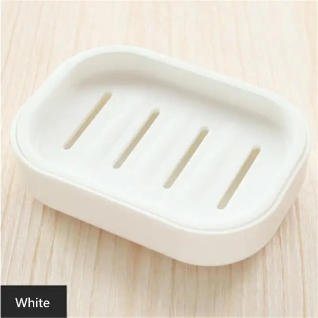 New Bathroom Dish Plate Case Home Shower Travel Hiking Holder Container Soap Box Plastic Soap Box Dispenser Soap Rack