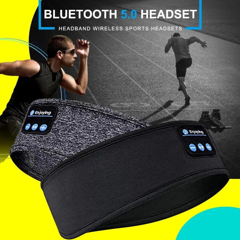 Wireless Bluetooth Sleeping Headphones Sports Headband Soft Elastic Comfortable Music Headset Speakers Hands-free For Running