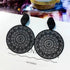 New Bohemian Luxury Black Ring Temperament Hollow-out Pattern Pendant Earrings For Women - Women Fashion Earrings - ALLURELATION - 573, Aesthetic Jewelry, Best Selling Earrings, Best Selling Jewelry, Cute Earrings, Dangel drop Earrings, earrings, Fashion Earrings, Fashion Jewelry, Gifts for women, jewelry, Retro Jewelry, Wedding Jewelry, women Earrings, women Fashion earrings - Stevvex.com