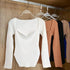 New Casual And Trendy Square Collar Long Sleeve Woman’s Sweaters Knitted Pullover Spring Autumn Sweater Winter Tops