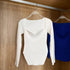 New Casual And Trendy Square Collar Long Sleeve Woman’s Sweaters Knitted Pullover Spring Autumn Sweater Winter Tops