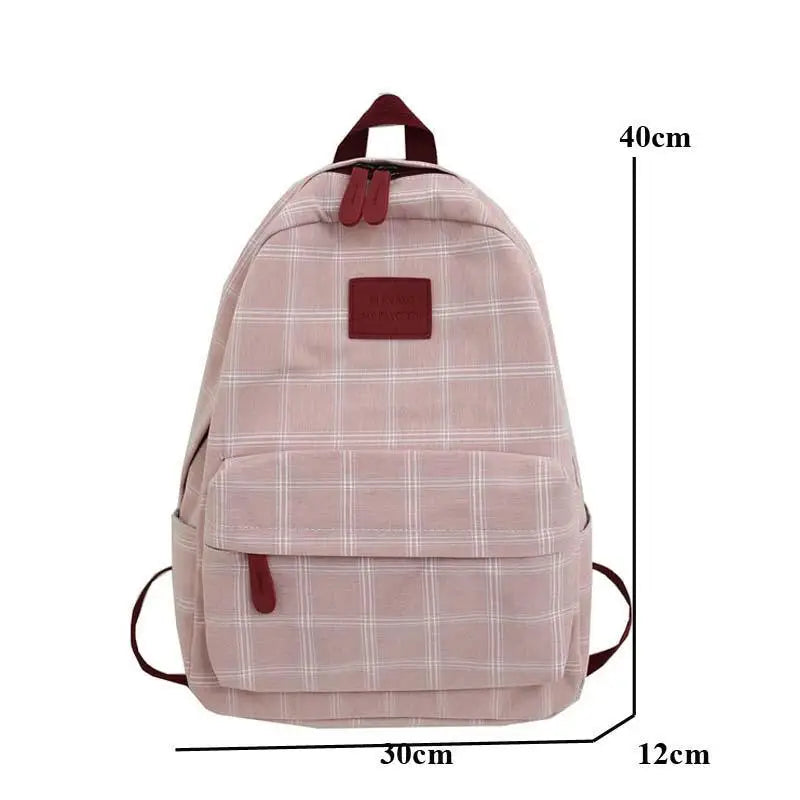 New Casual School Bag For Women And Girls Stylish Backpack Striped Book Packbags for Teenage - ALLURELATION - 575, Anti-theft Shoulder Bag, Backpacks, Bags, Bags for Girls, Bags for Ladies, Bags For Teenagers, Bags For Women, Bags in Demand, Best Selling Bags, Birthday Gift, Book Bag, Designer Female Bags, Elegant School Bags, Fashionable Backpacks, Gift Bags, Hot sale Bags, Laptop Bag, Luxury Bags, Matching Bags, Modern Bags, Picnic Bags, School Bags, Shopping Backpacks - Stevvex.com