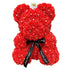 New Charming Diamond Rose Bears 40cm Artificial Flower Teddy Bears For Valentins’s Day Mother’s Day Birthday Gifts