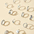 New Charming Silver Color Geometric Ring Sets for Women And Girls Stylish Midi Finger Rings Jewelry Gift - ALU19346SVT