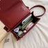 New Classic Women’s Shoulder Bag,Designer High Quality Leather Messenger Bags And Fashionable Solid Color Buckle