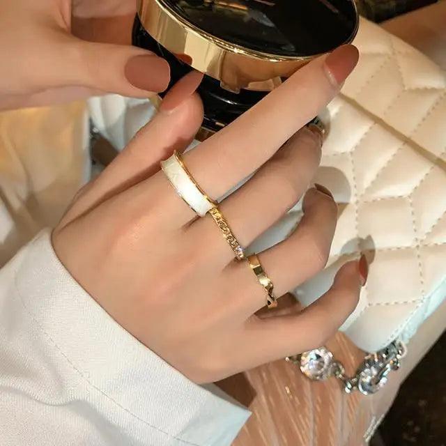 New Contemporary Gold Adjustable Butterfly Ring Set For Women And Girl Fashionable Female Party Jewelry - ALLURELATION - 571, Antique Jewelry, contemporary gold ring, elegance rings, elegance rings set, elegant jewelry, fashionable jewelry, fashionable rings set, gift rings, Jewelry, modern ring style, party jewelry, party rings, rings, rings for girls, rings for ladies, stylish ring, trendy jewelry, trendy rings, vintage jewelry, vintage style rings - Stevvex.com