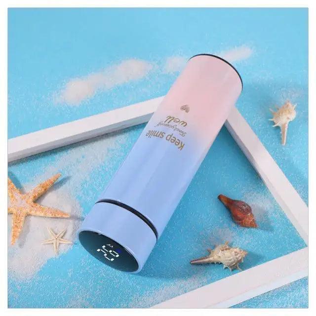 New Design 500ML Smart Thermos Water Bottle Led Digital Temperature Display Stainless Steel Coffee Thermal Mugs