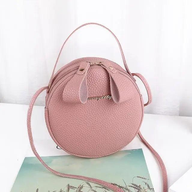 New Design Small Circular Bag For Women And Girls Fashionable Single Shoulder Slung Mobile Phone Ladies Purse Women’s