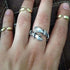 New Double Hand Rings Stylish Open Hug Romantic Lover Ring For Men Women And Girl Gold Wedding Rings Adjustable Sweet