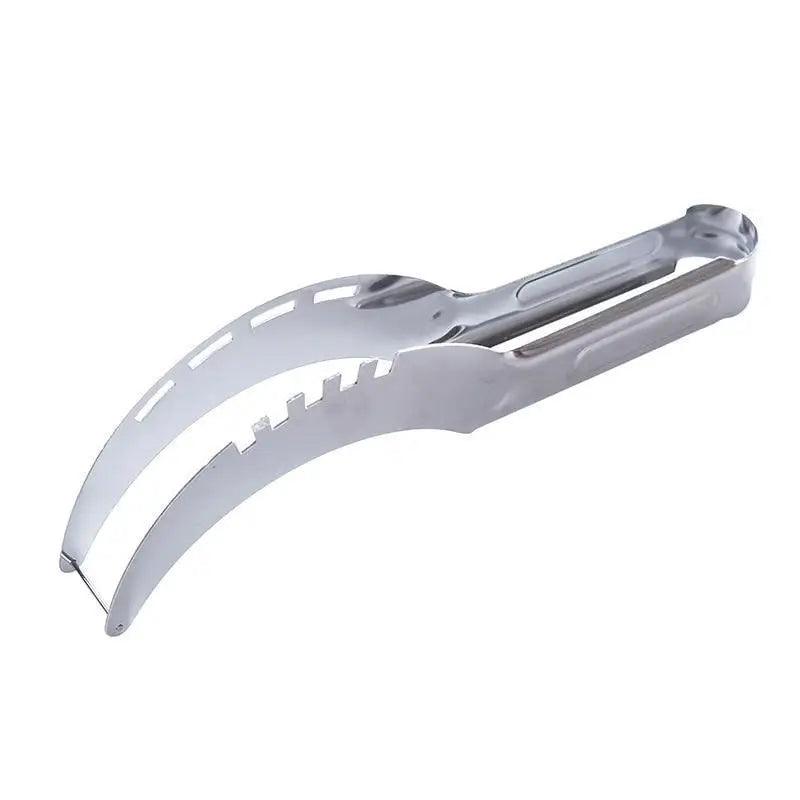 New Eco-Friendly 1pcs Stainless Steel Watermelon Slicer Cutter Knife For Fruit Tools Kitchen Accessories Gadgets Watermelon Spoons - ALLURELATION - 501, Best Selling slicer, Easy to slice, Easy to use, High Quality Kitchen Gadget, Hot Selling watermelon slicer, Kitchen Accessories, Kitchen expert slicer, Kitchen gadgets, Phenomenal kitchen instrument, Stainless Steel Watermelon Slicer, User friendly, Vigorous and durable design, Watermelon Cutter, Watermelon Slicer Knife, Watermelon Spoons - Stevvex.com