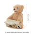 New Elegance 33cm Bear Plush Toys Play Lovely Stuffed Animals Electric Music Bear Toys For Girls Cute Kids Christmas