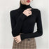 New Elegance Autumn/Winter Knitted Jumper Tops Turtleneck Pullovers Casual Sweaters Women Shirt Long Sleeve Tight