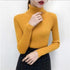 New Elegance Autumn/Winter Knitted Jumper Tops Turtleneck Pullovers Casual Sweaters Women Shirt Long Sleeve Tight