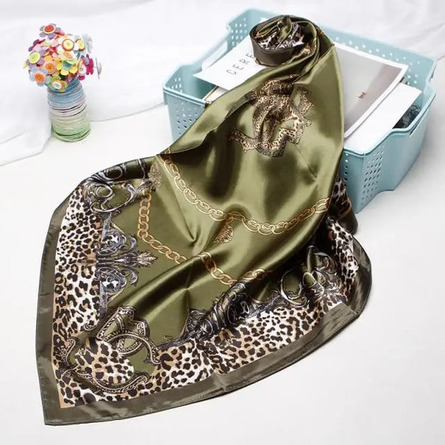 New Elegance Fashionable Scarves for Women Shawl Print Silk Satin Hijab Scarf Female Bandana 90*90cm Luxury Square Shawls Scarfs For Ladies - ALLURELATION - Best quality shawl, casual wear for ladies, elegance shawls, gift for girls, gift scarfs, Hijab for girl, Luxury Square Shawls, Party wear shawl, Print Silk Satin, Scarf Female, Scarfs For Ladies, Scarves for Women, Shawl for women, Shawl IN Print Silk, Silk Satin, Square Shawls, stylish satins, unique design scarf, vintage style hijab - Stevvex.com