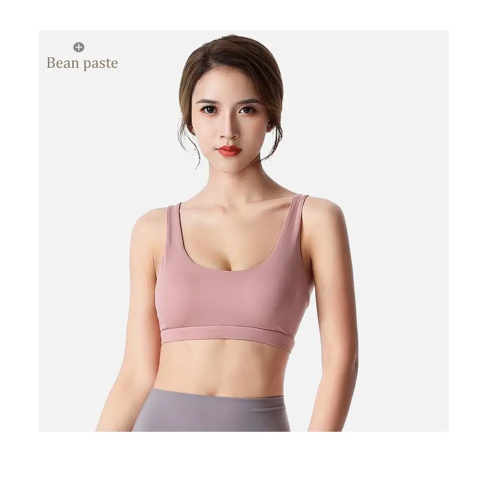 New Elegance Fitness Sports Bra for Women Push Up Wirefree Padded Crisscross Strappy Running Gym Training Workout Yoga