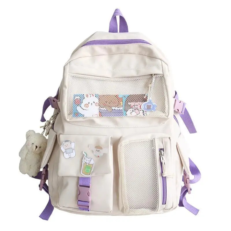 New Elegant Waterproof Backpack For Ladies And Women Cute Student Bookbag/Trevel Bag for Teenager Girls - ALU92986HIJ