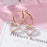 New Fashion Heart Drop Earrings For Women Vintage Geometric Sweet Dangle Hanging Earrings For Ladies And Girls - 8